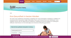 Desktop Screenshot of osteopathen-in-hamburg.de