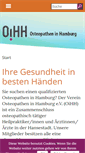Mobile Screenshot of osteopathen-in-hamburg.de